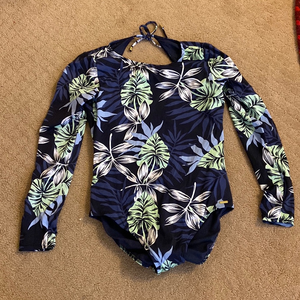 Roxy Baby along Sleeve Onesie Swimsuit